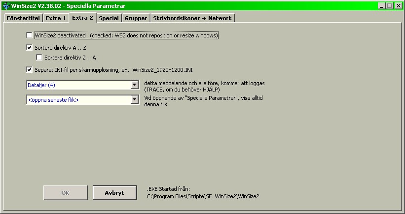 WinSize2 Extra 2
